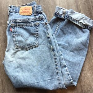 Levi's Light Blue Straight Jeans